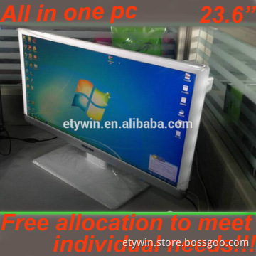 New inventions all in one pc DIY all in one desktop AIO pc case with 23.6inch LED monitor ,all in one , gaming computer